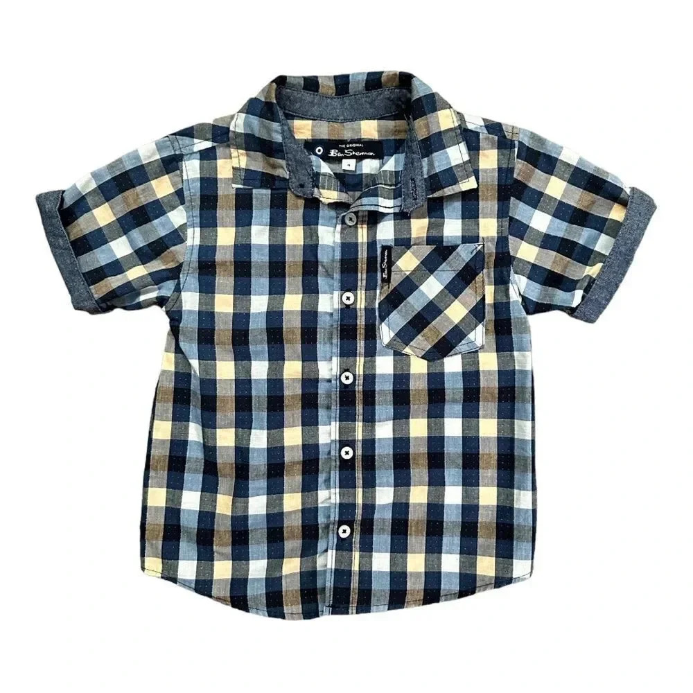 Ben Sherman | Short Sleeve Plaid Shirt (4)
